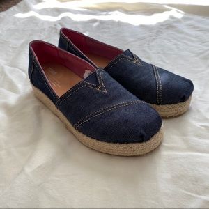 Denim Tom platform shoes